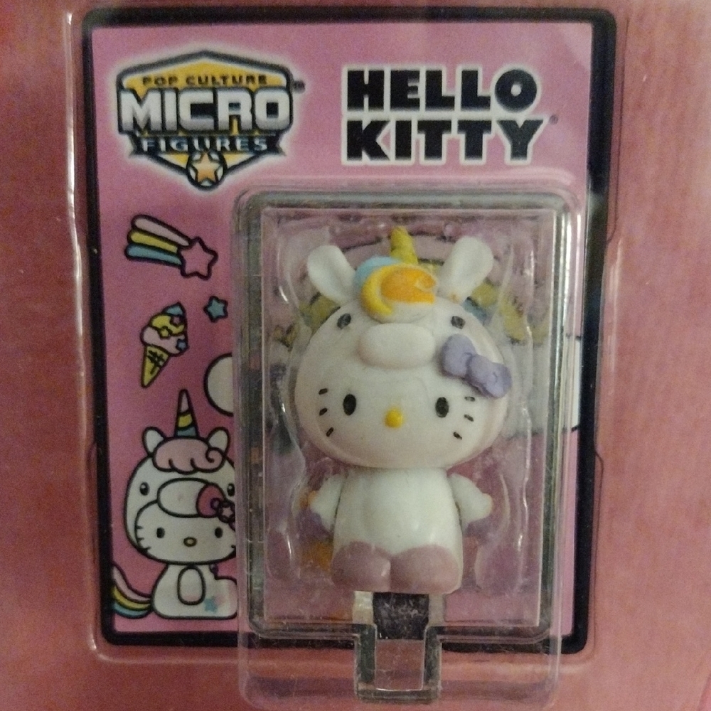 Hello Kitty Unicorn World's Smallest Micro Figure - HOT Collector's Item - Picture 3 of 5